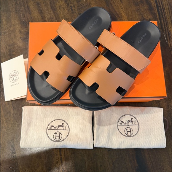 Hermes men’s chypre sandals 10.5